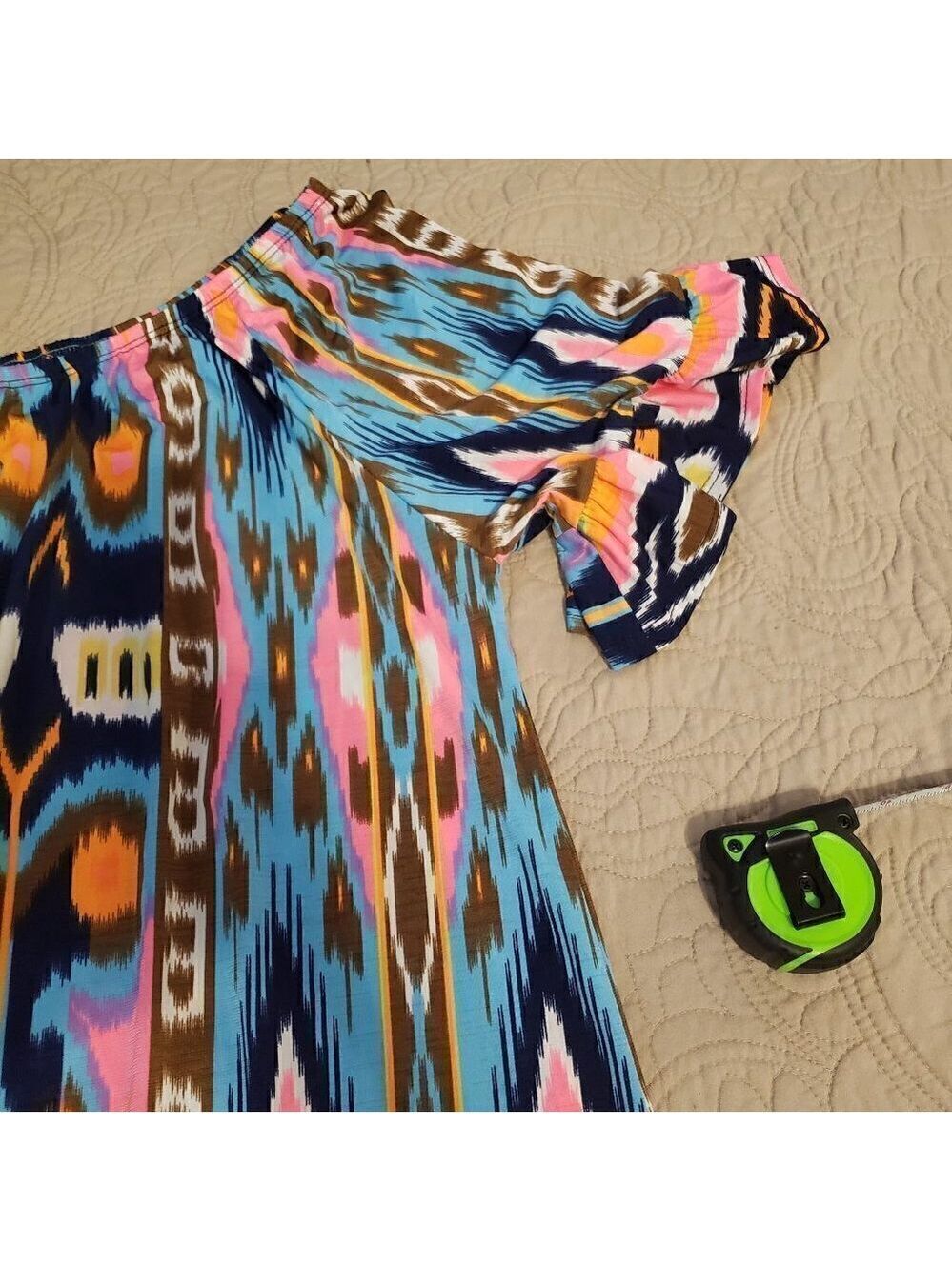 LOVELY J Aztec Print Tunic Dress - Picture 3 of 7